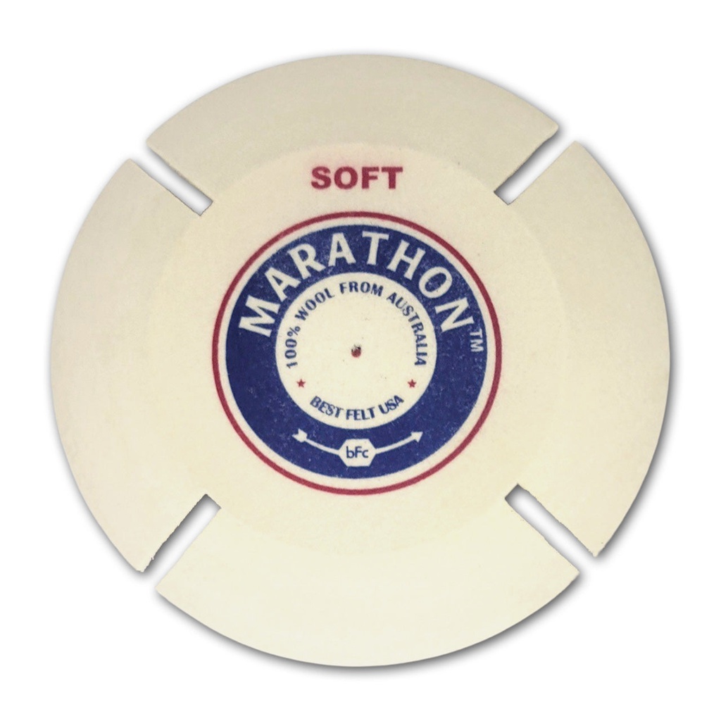 [285-6133] Marathon Split Lap 6x1/2" Soft Felt