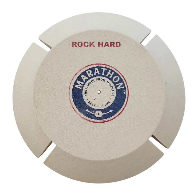 [285-6136] Marathon Split Lap 6x1/2" Rock-Hard Felt