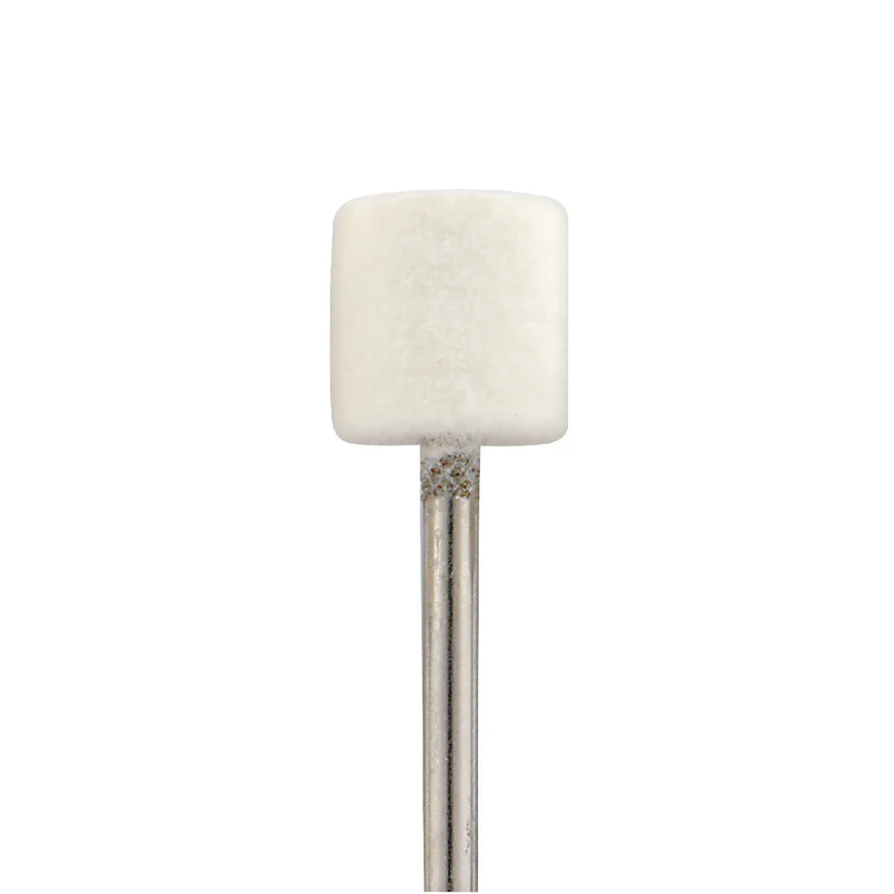 Mounted Felt Bobs, Cylinders - 1/8" Shank, 1104 Hard  (Pkg. of 12)