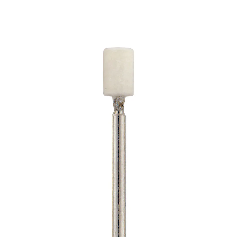 [287-1101] Mounted Felt Bobs - 3mm Shank, 1101 Hard  (Pkg. of 12)