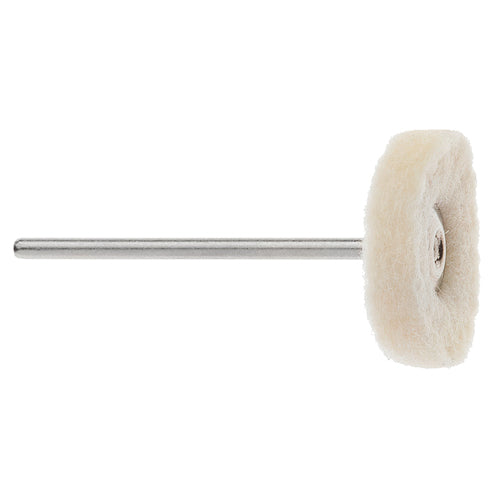 [288-2223] 7/8" Soft Mounted Felt Wheel 3/32" Shank