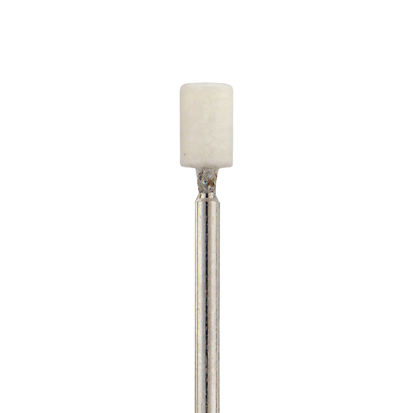 Mounted Felt Bobs, Cylinders - 1/8" Shank - 1101 Soft  (Pkg. of 12)