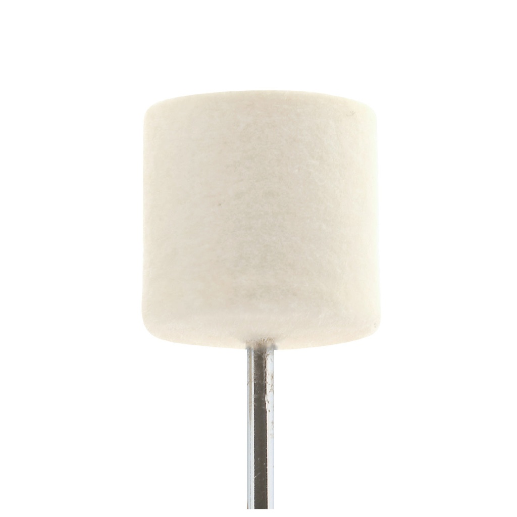 Mounted Felt Bobs, Cylinders - 1/8" Shank - 1114 Soft  (Pkg. of 12)