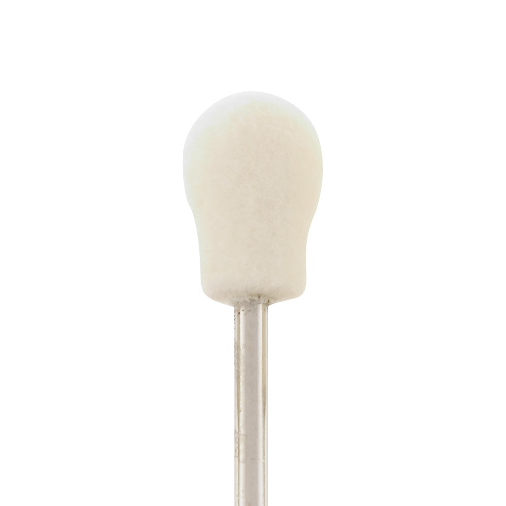 [290-1051] Mounted Felt Bobs, Round & Cone - 1/8" Shank - 1051 Medium  (Pkg. of 12)