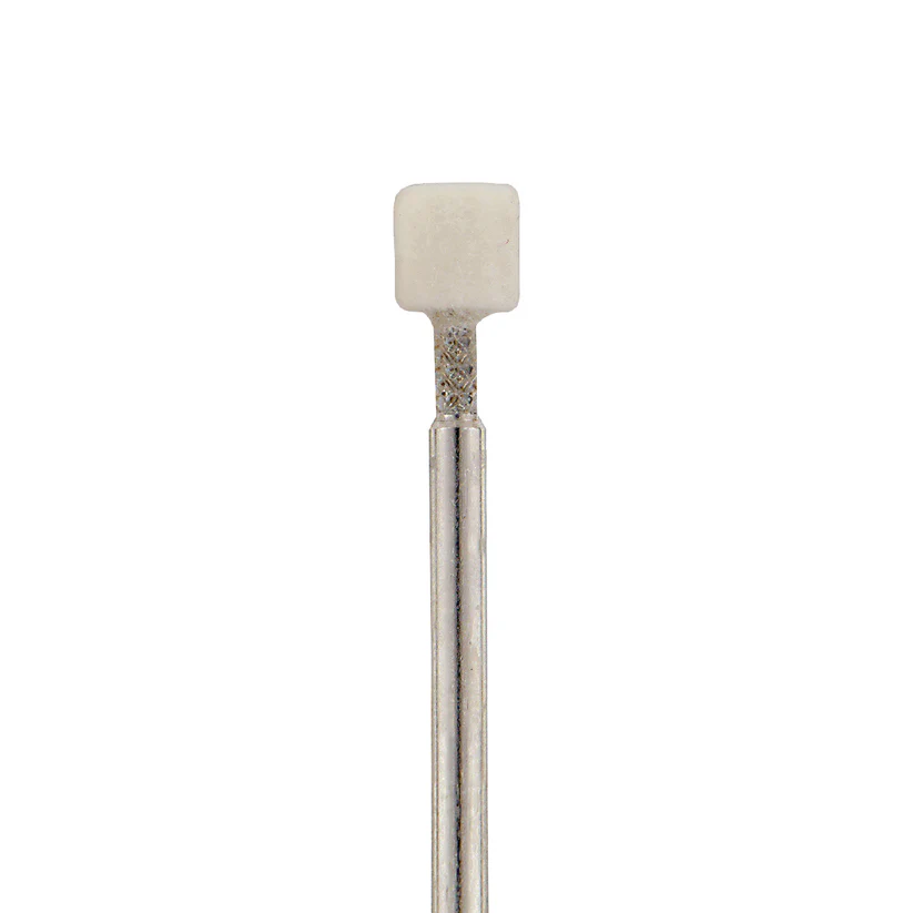 Mounted Felt Bobs, Cylinders - 1/8" Shank - 1100 Medium  (Pkg. of 12)