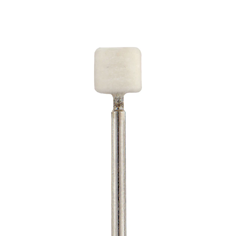 [290-1102] Mounted Felt Bobs, Cylinders - 1/8" Shank - 1102 Medium  (Pkg. of 12)