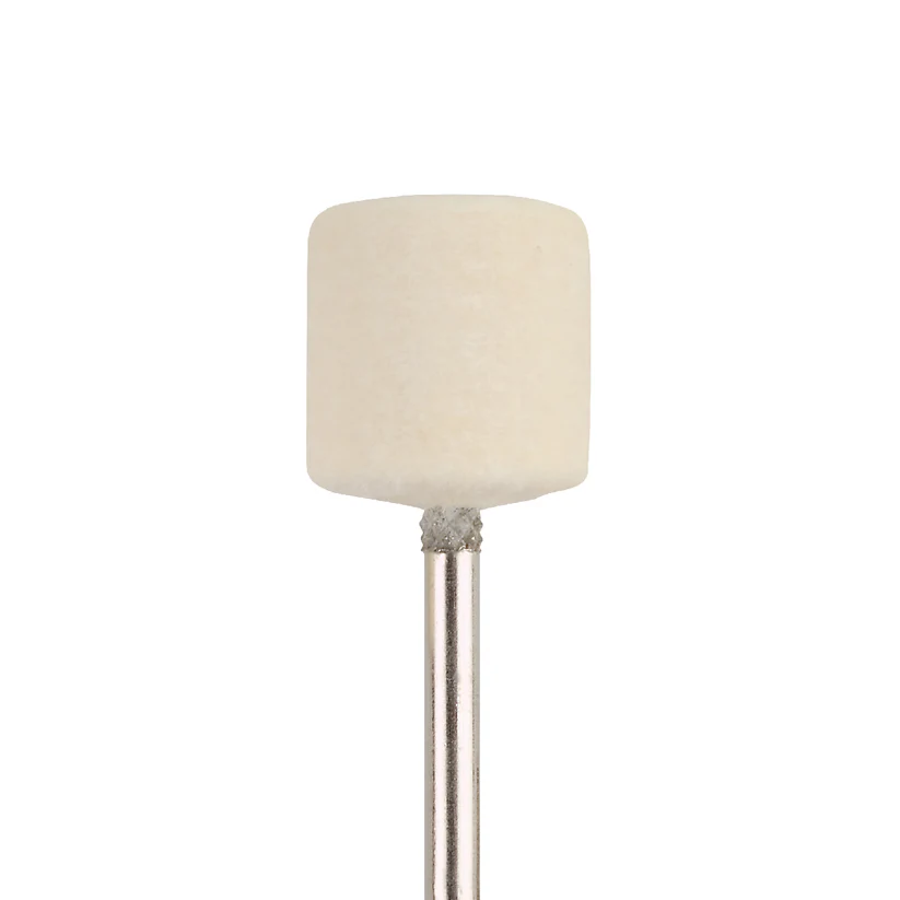 Mounted Felt Bobs, Cylinders - 1/8" Shank - 1107 Medium  (Pkg. of 12)