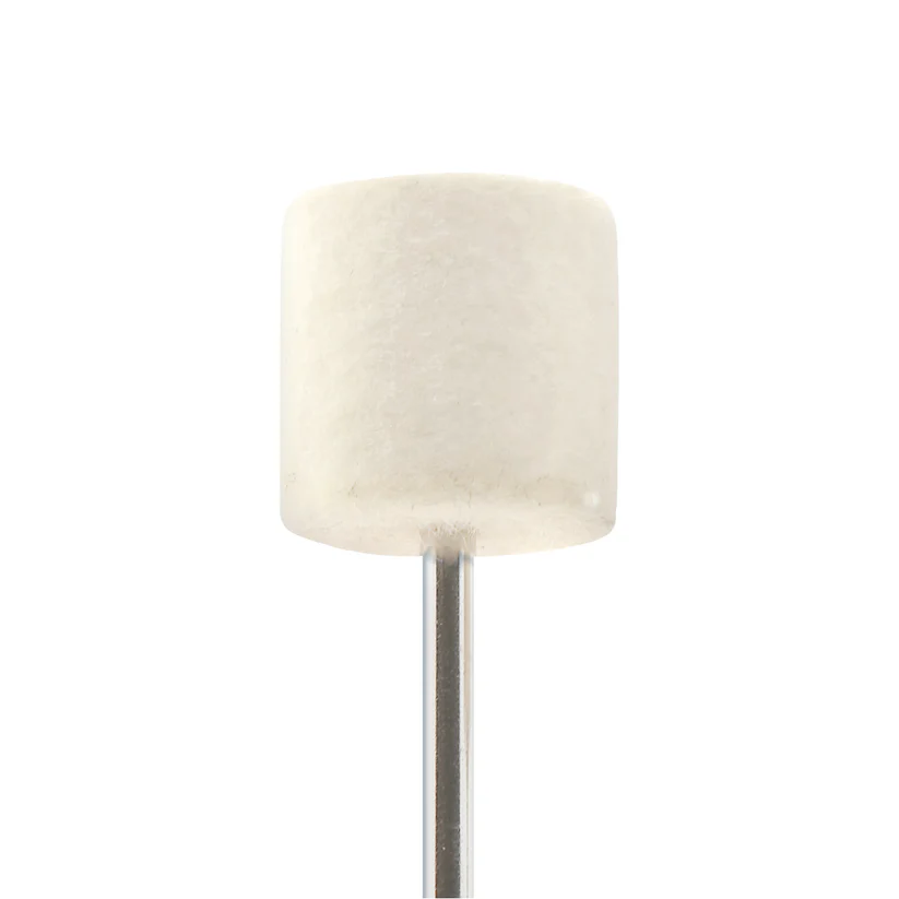 Mounted Felt Bobs, Cylinders - 1/8" Shank - 1110 Medium  (Pkg. of 12)