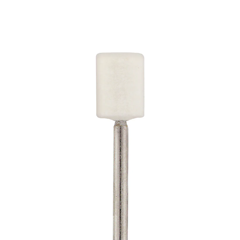 Mounted Felt Bobs, Cylinders - 1/8" Shank - 1103 Rock Hard  (Pkg. of 12)