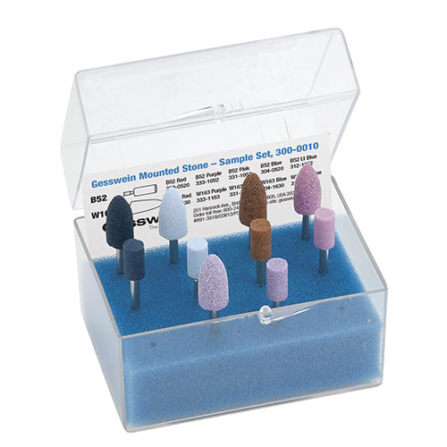 [300-0015] Gesswein®  Mounted Points Sample Set - 3mm Shank