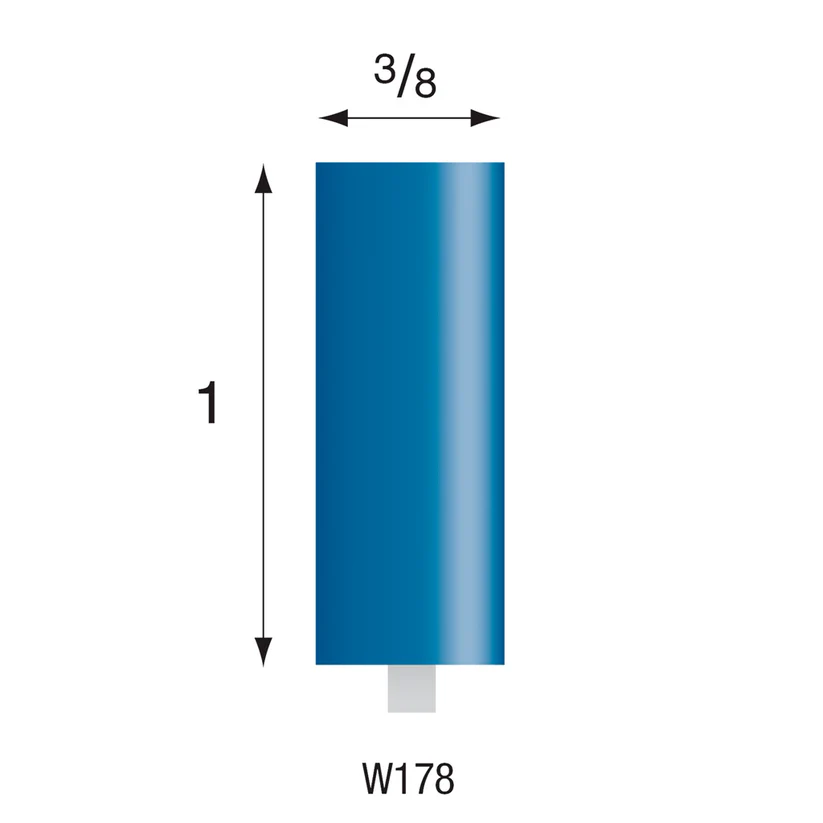 W178 Blue Mounted Points 3mm Shank (Pkg of 24)