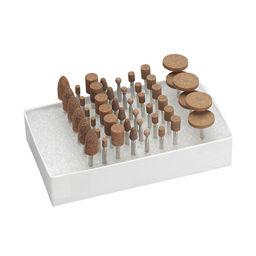 Gesswein® Blue Mounted Points Set of 48 - 3mm Shank set
