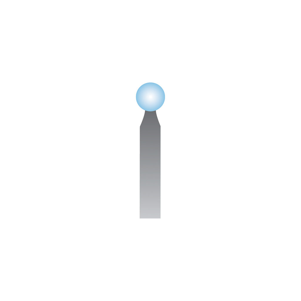 B124 Light Blue Mounted Points 3mm Shank (Pkg of 24)