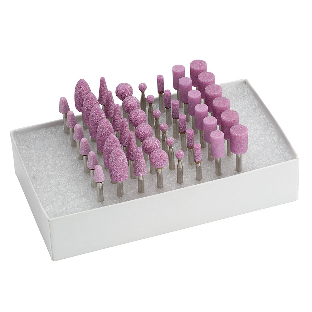 Gesswein® Pink Mounted Points Set of 48 - 3mm Shank