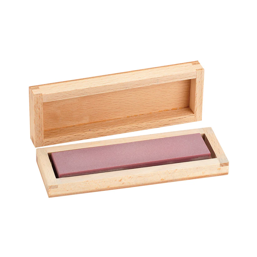 [350-1102] DEGUSSIT® Ruby® 4" Medium, 1-Sided Bench Stone