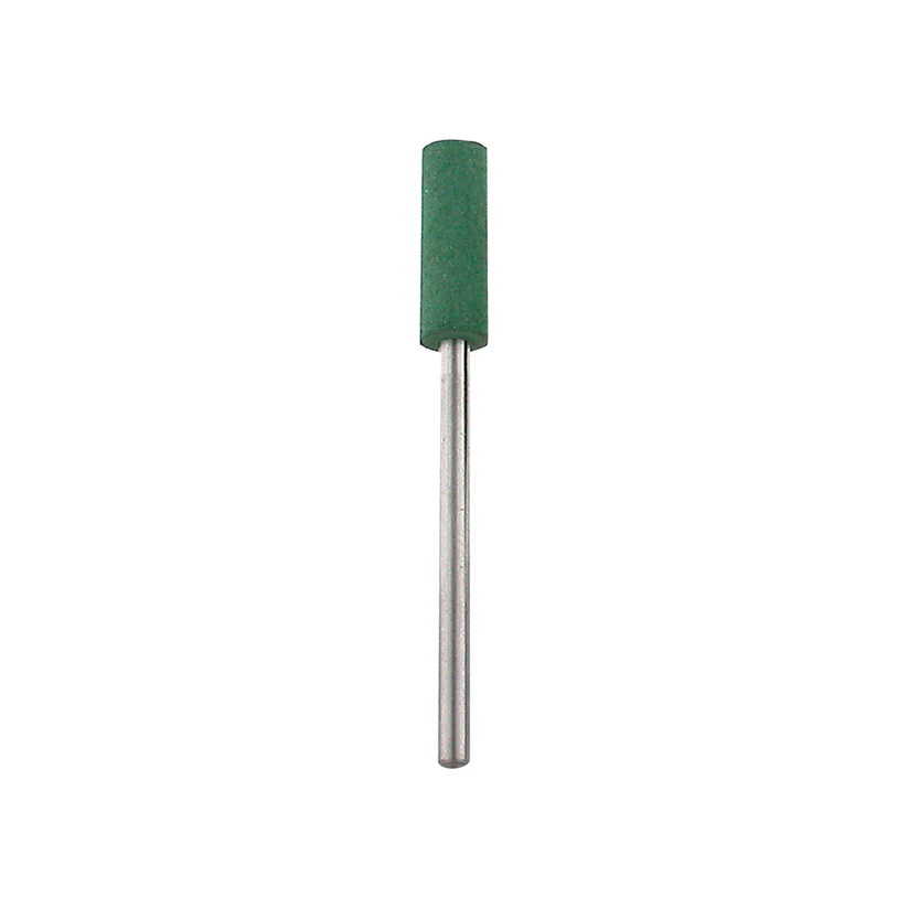Cera Mounted 5x15 Green Cylinder 3/32" Shank