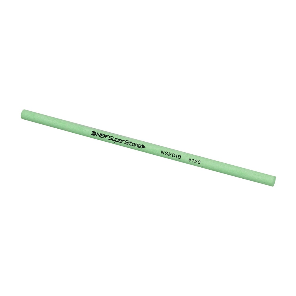 [355-0138] NSS 3.175 Round x 100mm 120 Grit Emerald New Super Ceramic Stone