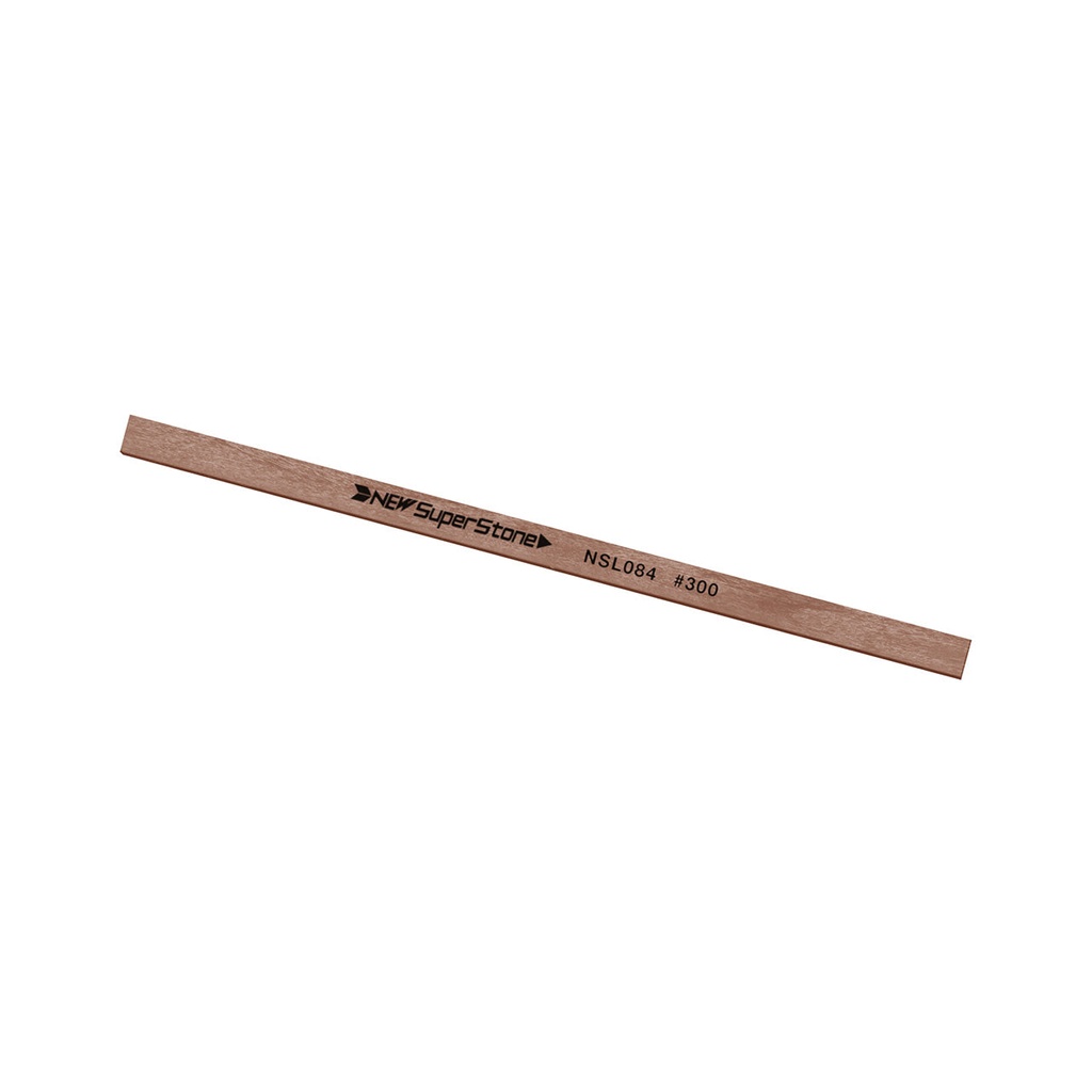 [355-0408] NSS 0.8x4x100 300 Grit Lt. Brown New Super Ceramic Stone