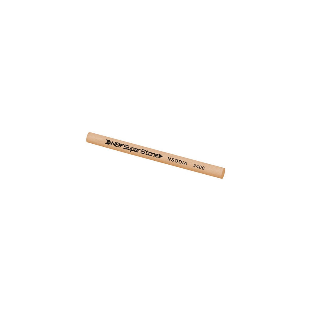 [355-0537] NSS 3.175x50 Round 400 Grit Orange New Super Ceramic Stone