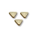 Brass 3/8" Triangular x 1/8" Laps (Pack of 3)