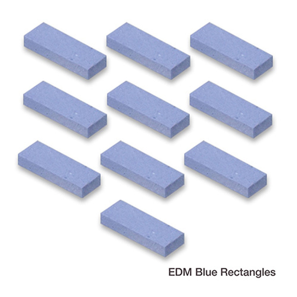 EDM Blue Laps 3/4"x1/4"x1/8" 320 grit (Pack of 10)