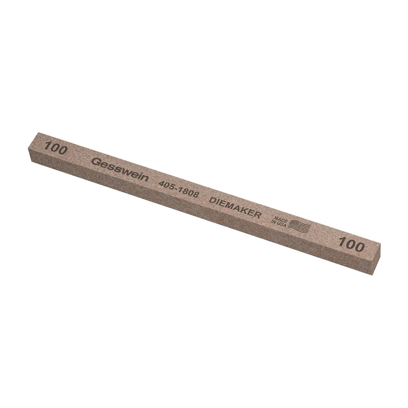 Gesswein® Diemaker Stones - 3/8" x 3/8" x 6", 100 Grit  (Pkg. of 12)
