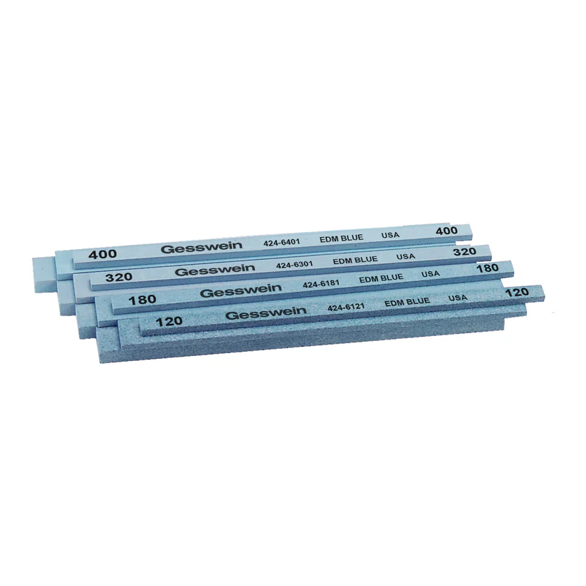 [405-2040] Gesswein® 12 Piece Introductory EDM Blue Polishing Stone Set