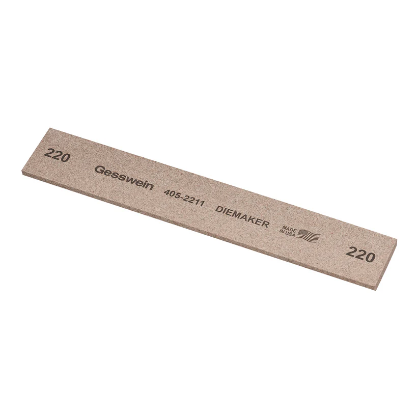 Gesswein® Diemaker Stones - 1" x 1/8" x 6", 220 Grit  (Pkg. of 6)