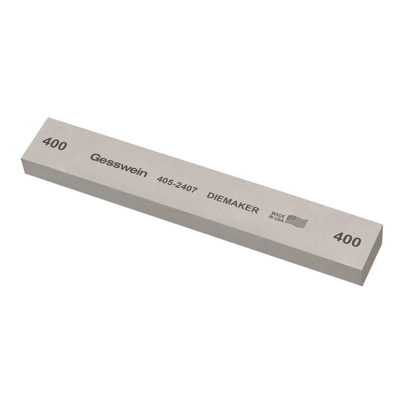 [405-2407] Gesswein® Diemaker Stones - 1" x 1/2" x 6", 400 Grit  (Pkg. of 6)