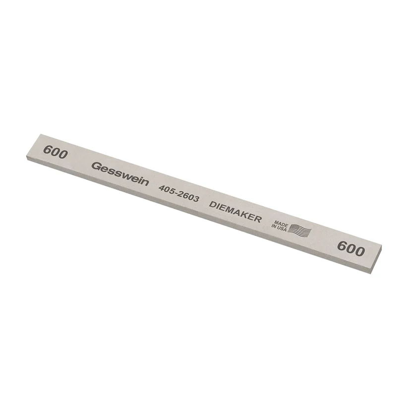 Gesswein® Diemaker Stones - 1/2" x 1/8" x 6", 600 Grit  (Pkg. of 12)