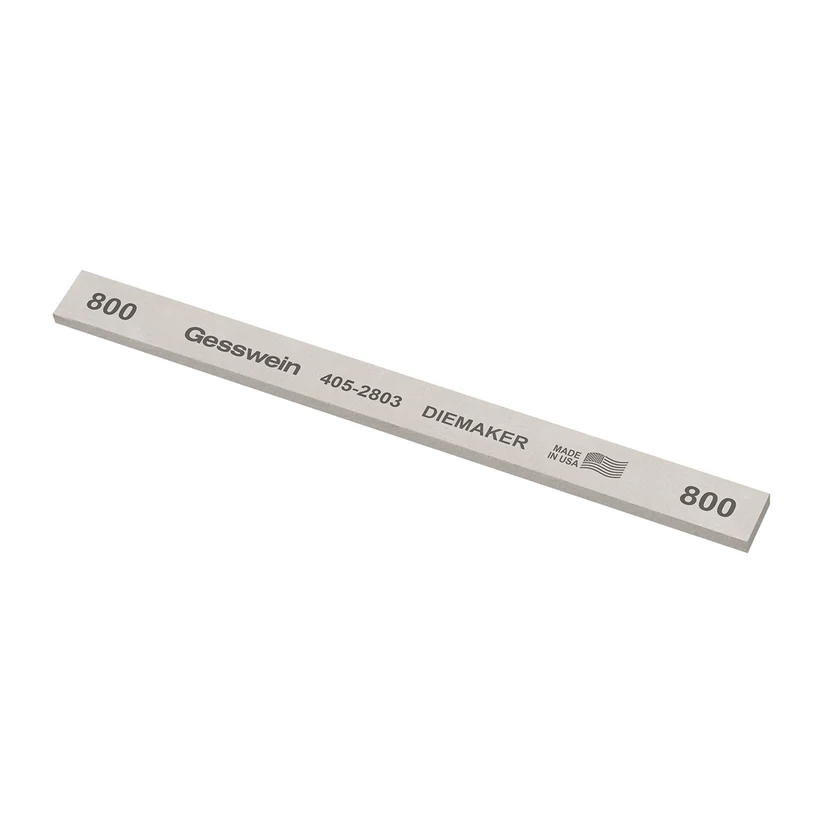 Gesswein® Diemaker Stones - 1/2" x 1/8" x 6", 800 Grit  (Pkg. of 12)
