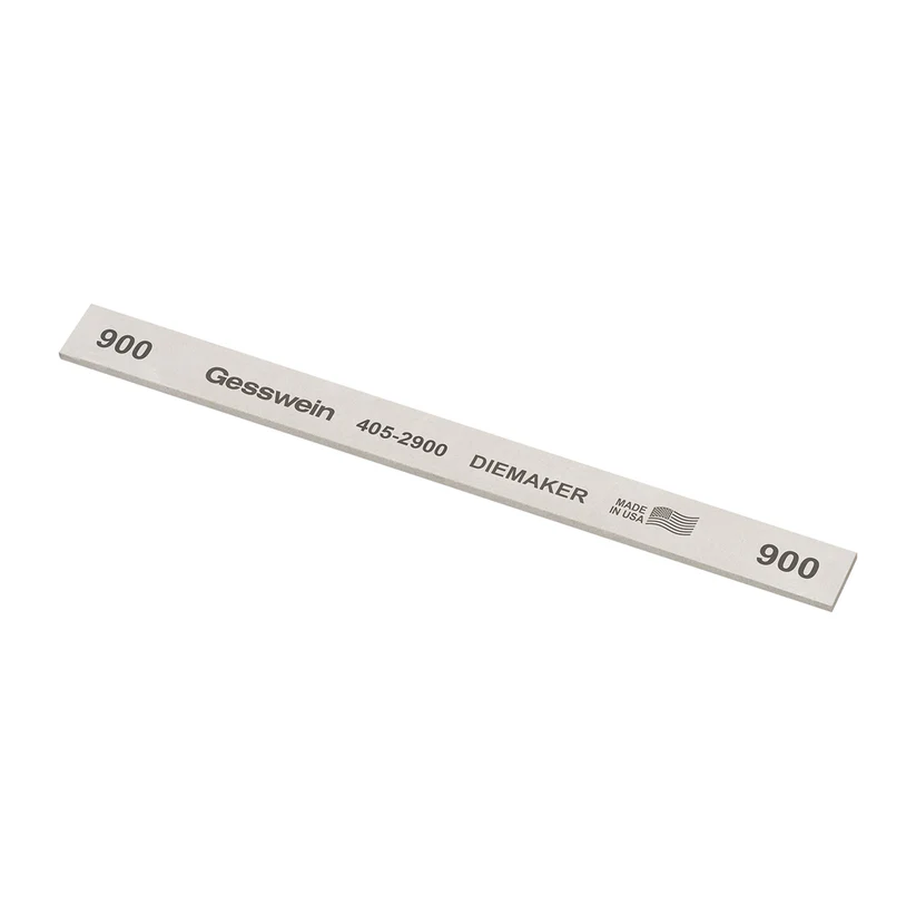[405-2900] Gesswein® Diemaker Stones - 1/2" x 1/16" x 6", 900 Grit  (Pkg. of 12)
