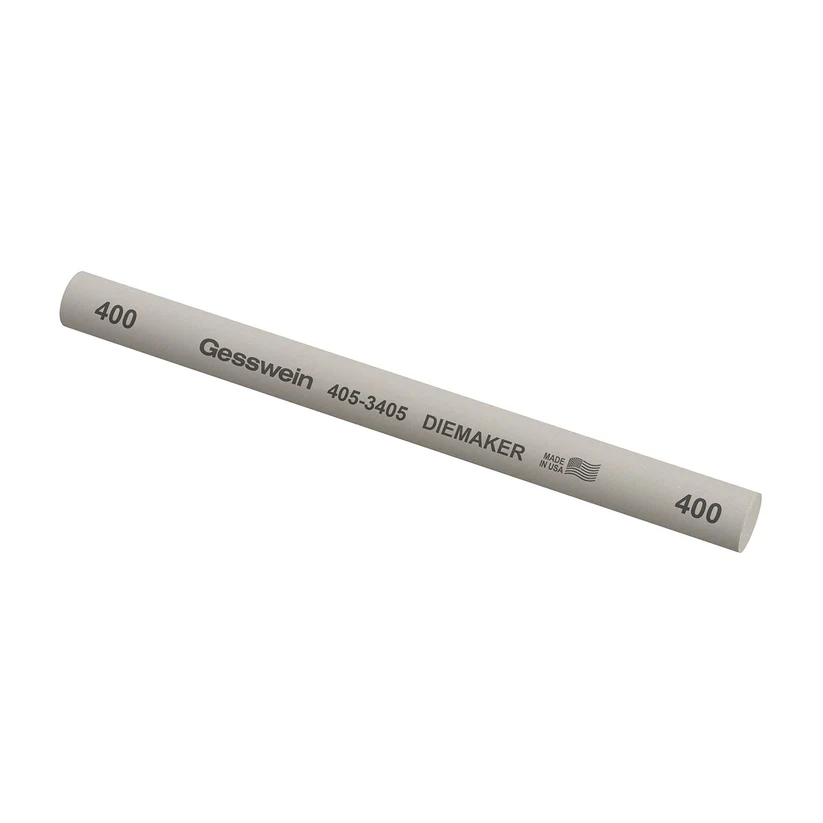 Gesswein® Diemaker Stones - 1/2" Round x 6", 400 Grit  (Pkg. of 6)