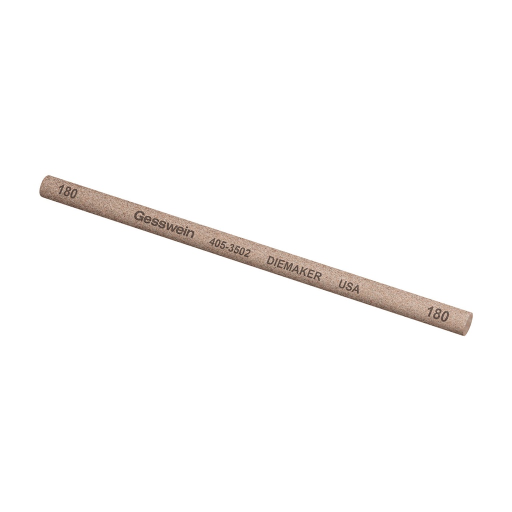 Gesswein® Diemaker Stones - 1/4" x 6", Round, 180 Grit  (Pkg. of 6)