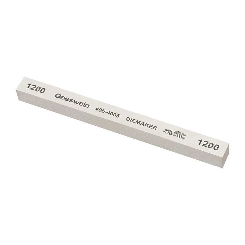 [405-4005] Gesswein® Diemaker Stones - 1/2" x 1/2" x 6", 1200 Grit  (Pkg. of 6)