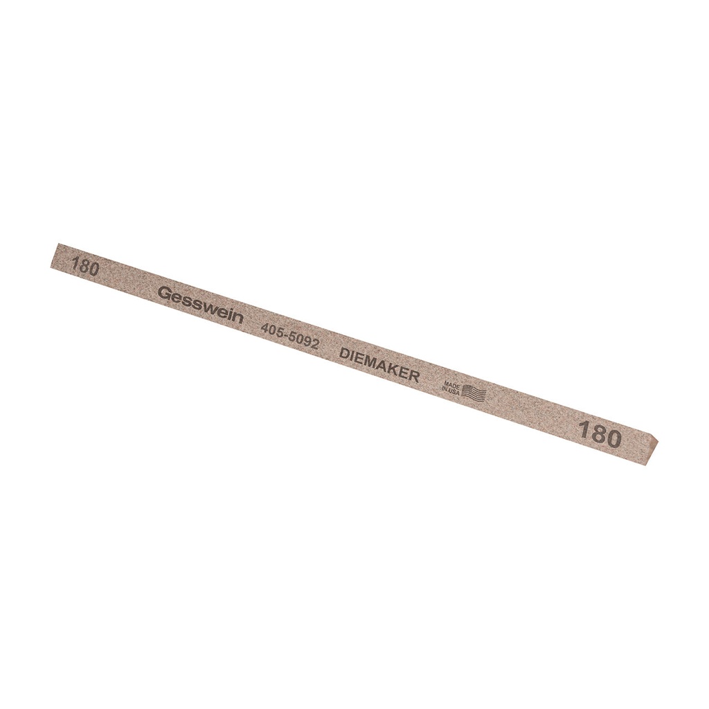 Gesswein® Diemaker Stones - 1/4" x 6", Triangle, 180 Grit  (Pkg. of 12)