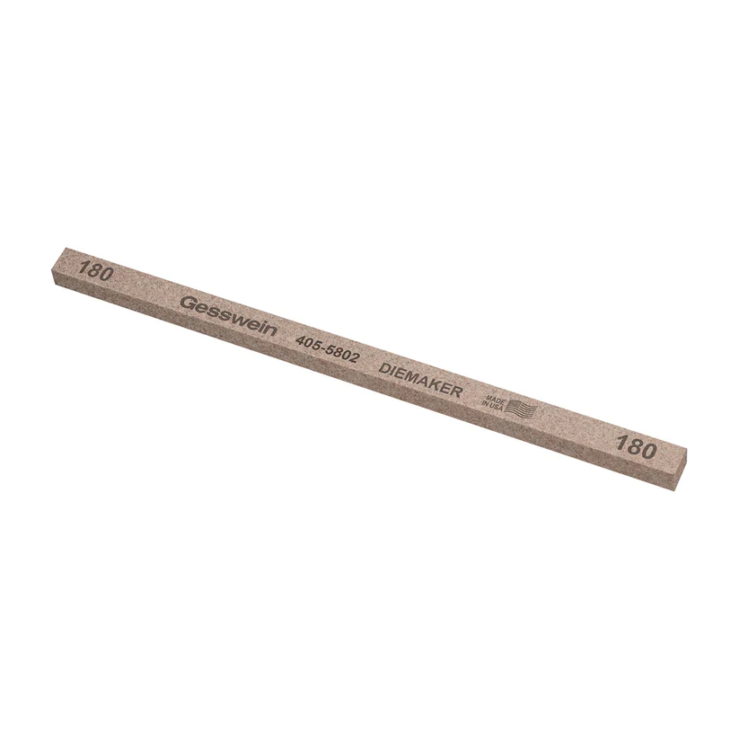 Gesswein® Diemaker Stones - 1/4" x 1/4" x 6", 180 Grit  (Pkg. of 12)