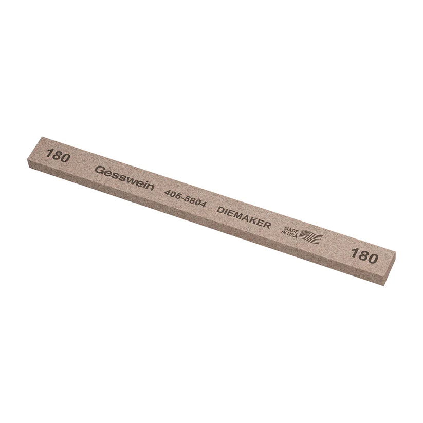 Gesswein® Diemaker Stones - 1/2" x 1/4" x 6", 180 Grit  (Pkg. of 12)