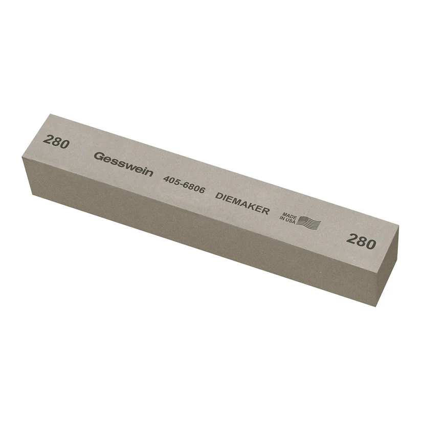 Gesswein® Diemaker Stones - 1" x 1" x 6", 280 Grit  (Pkg. of 6)