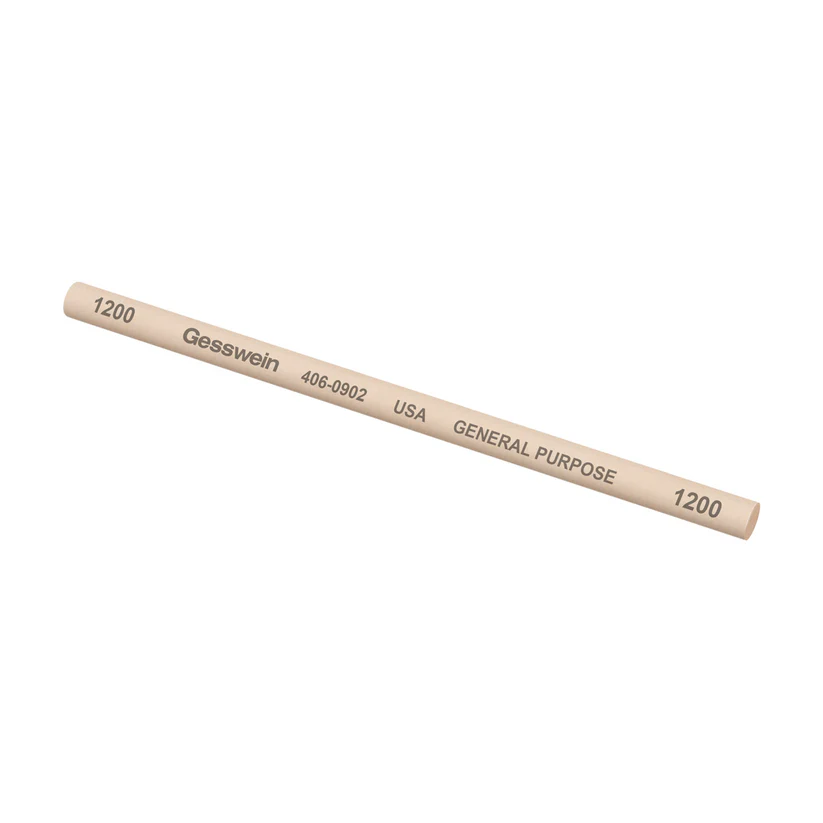[406-0902] Gesswein® General Purpose Stones - 1/4" Round x 6", 1200 Grit  (Pkg. of 6)