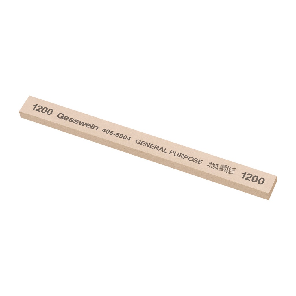 Gesswein® General Purpose Stones - 1/2" x 1/4" x 6", 150 Grit  (Pkg. of 12)