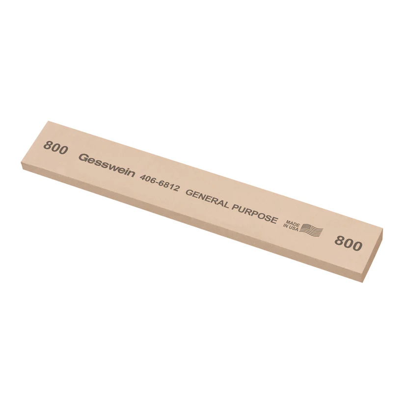 [406-6812] Gesswein® General Purpose Stones - 1" x 1/4" x 6", 800 Grit  (Pkg. of 6)