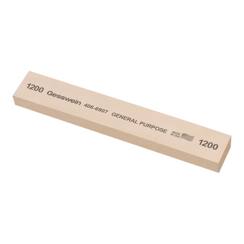 [406-6907] Gesswein® General Purpose Stones - 1" x 1/2" x 6", 1200 Grit  (Pkg. of 6)