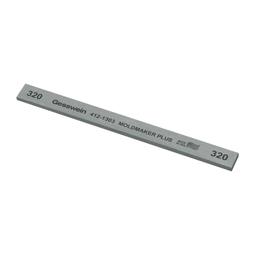 Gesswein® Moldmaker Plus Stones - 1/2" x 1/8" x 6", 320 Grit  (Pkg. of 12)