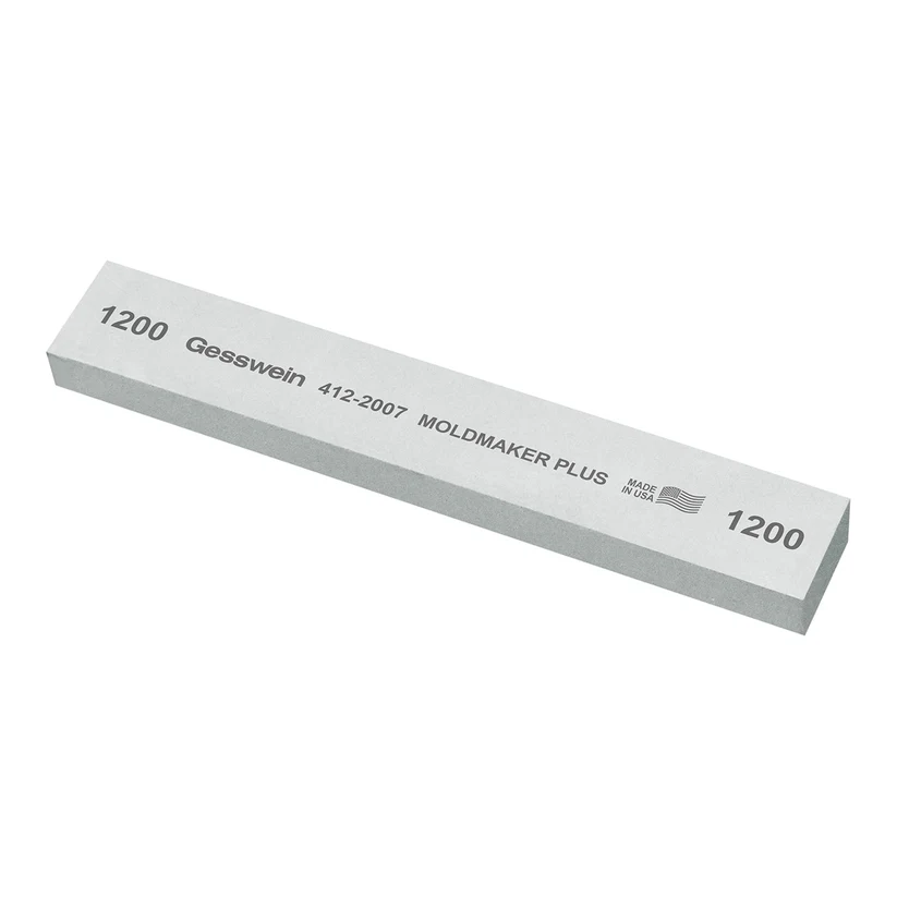 [412-2007] Gesswein® Moldmaker Plus Stones - 1" x 1/2" x 6", 1200 Grit  (Pkg. of 6)