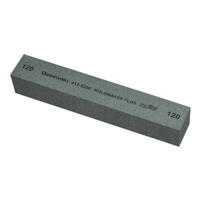 [412-5206] Gesswein® Moldmaker Plus Stones - 1" x 1" x 6", 120 Grit  (Pkg. of 6)