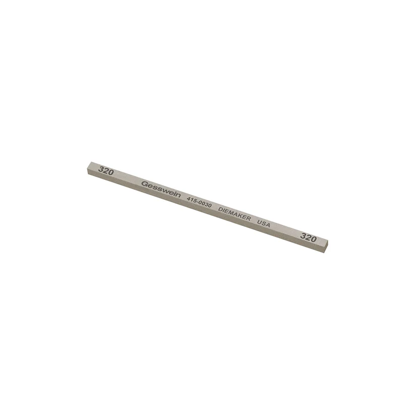 [415-0030] Gesswein® Diemaker Stones - 5/32" x 5/32" x 4", 320 Grit  (Pkg. of 12)