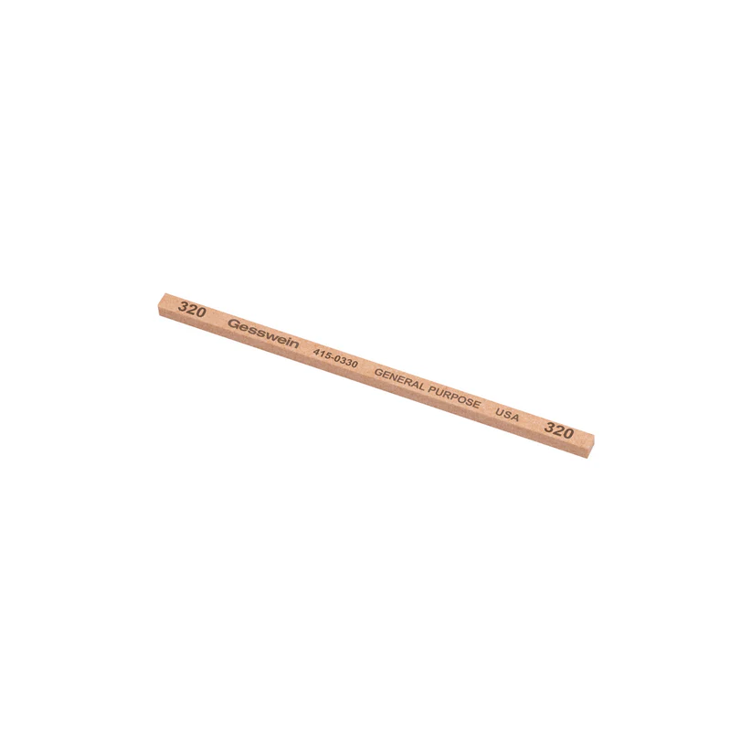 Gesswein® General Purpose Stones - 5/32" x 5/32" x 4", 320 Grit  (Pkg. of 12)