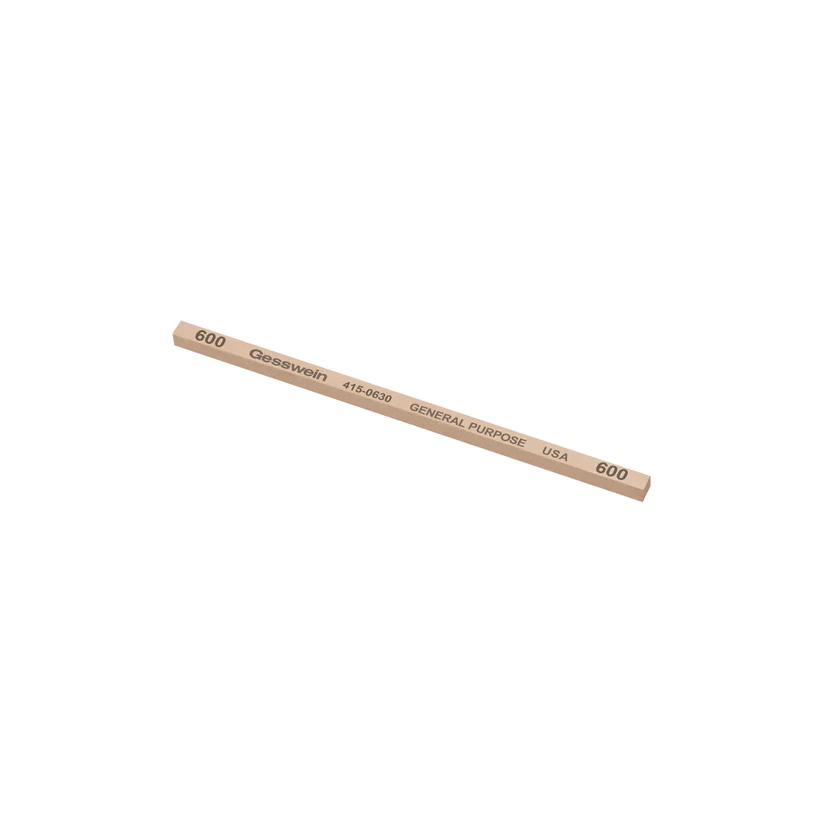 [415-0360] Gesswein® General Purpose Stones - 5/32" x 5/32" x 4", 600 Grit (Pkg. of 12)