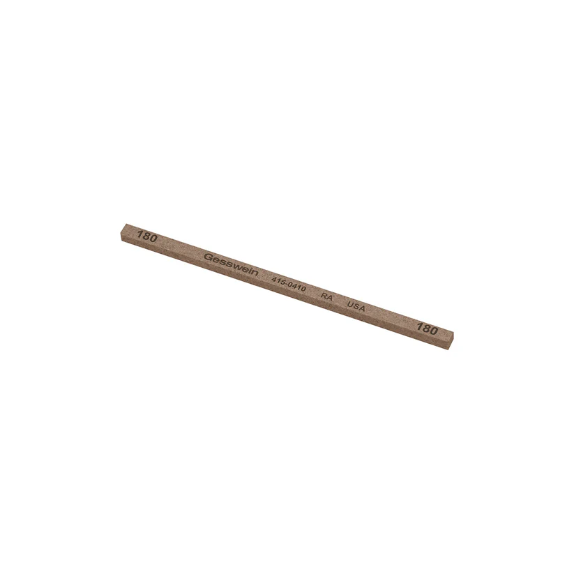 Gesswein® RA Stones - 5/32" x 5/32" x 4", 180 Grit  (Pkg. of 12)